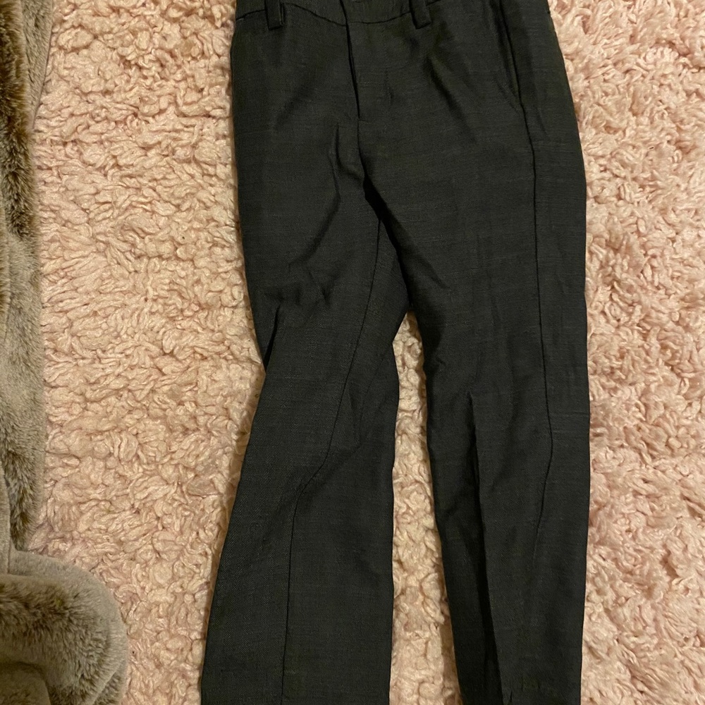 grey slacks